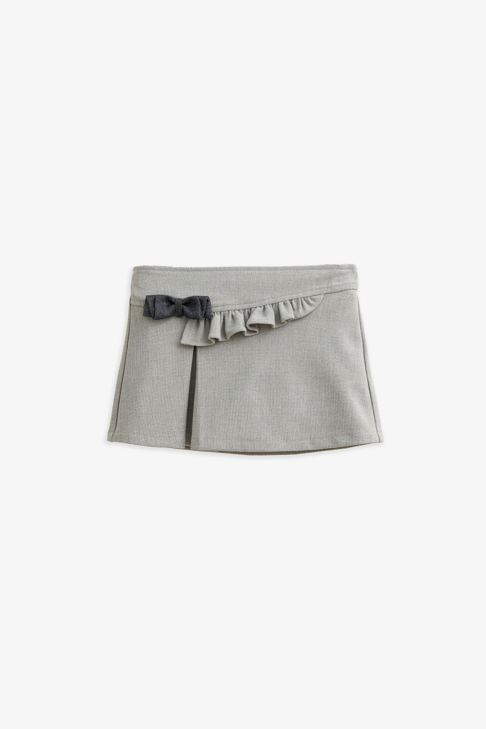 【予約商品】Luxuryコレクション:Lottie ハウンドトゥース フリルリボン プリーツ スカートロンパース