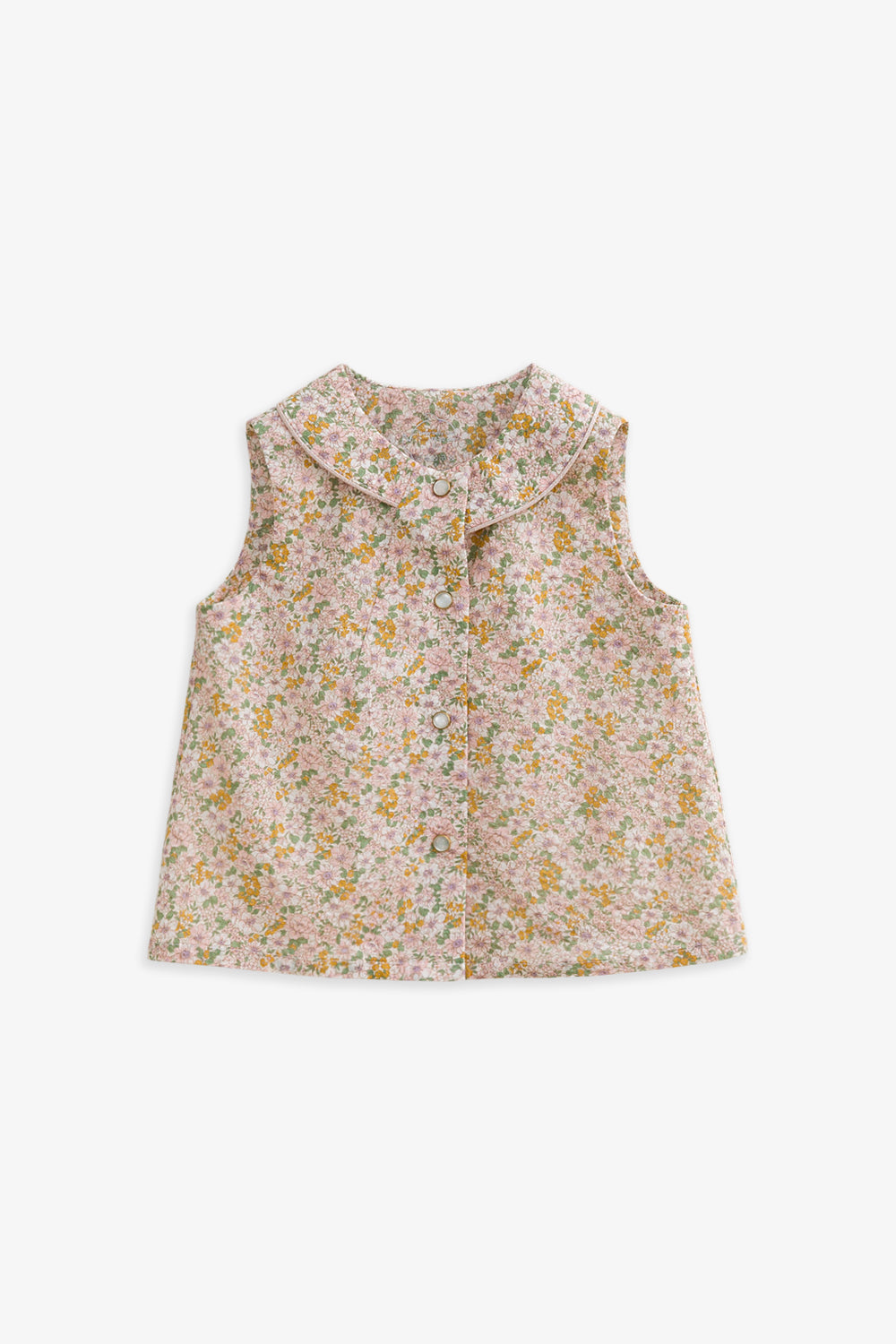 【予約商品】Luxury コレクション:Flora 花柄ノースリーブトップス