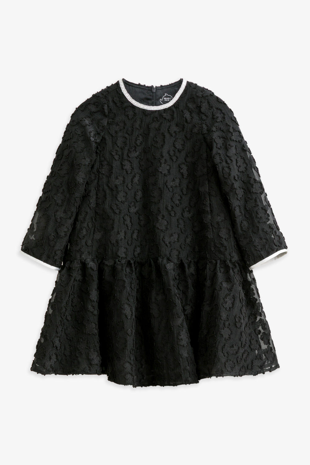 【予約商品】Luxuryコレクション:Daisy Cloud クラウドジャガード ラッフル長袖ワンピース