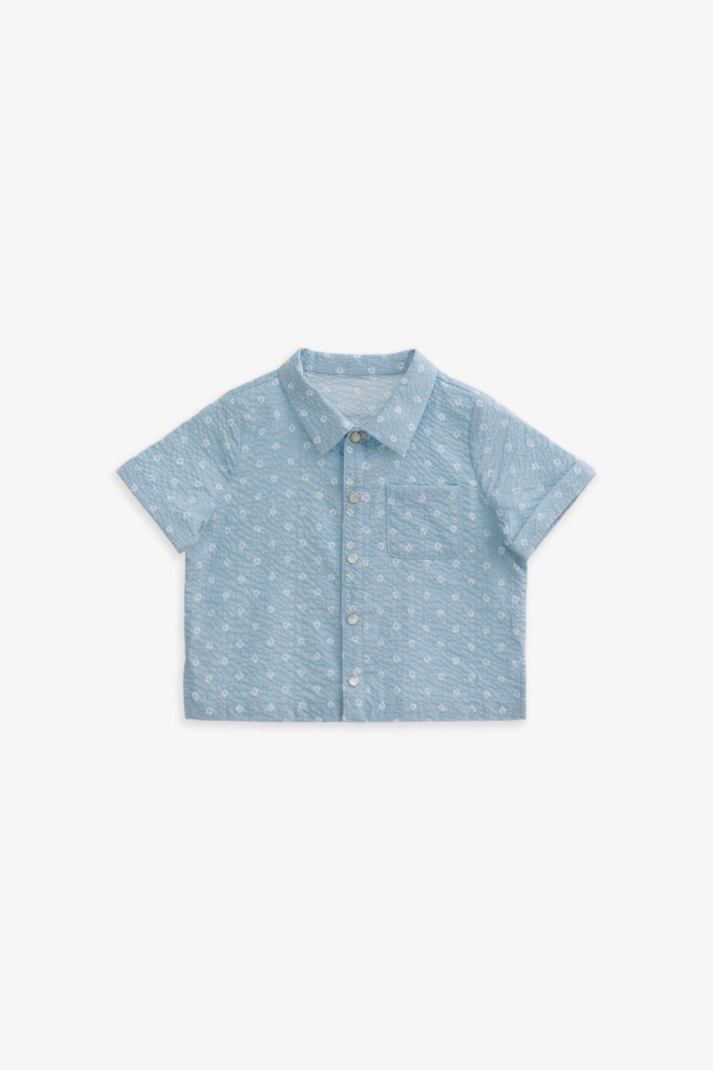 【予約商品】Luxury コレクション:Soft Motif 総柄プリントテーラードカラーシャツ