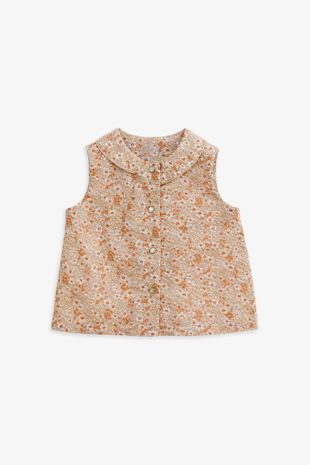 【予約商品】Luxury コレクション:Flora 花柄ノースリーブトップス