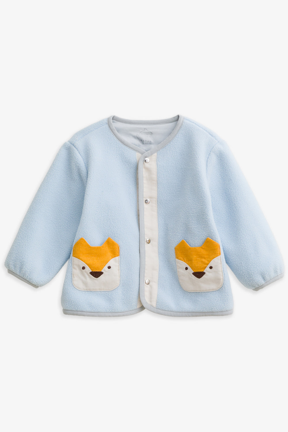 【予約商品】Luxuryコレクション:Little Fox Wanderer ノーカラー スナップボタン キツネポケット長袖ジャケット