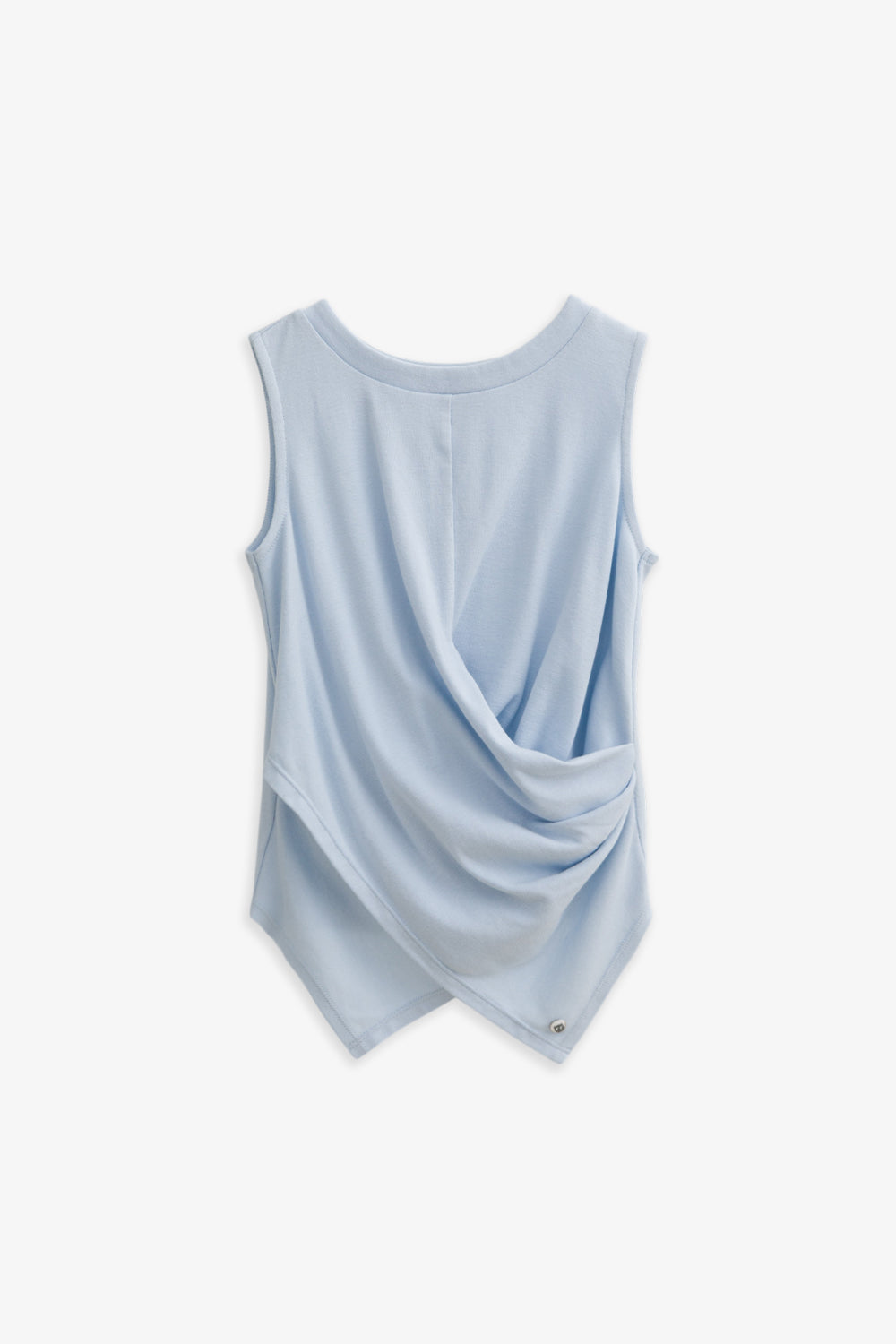 【予約商品】Main コレクション :Floating Layer ツイストノースリーブトップス