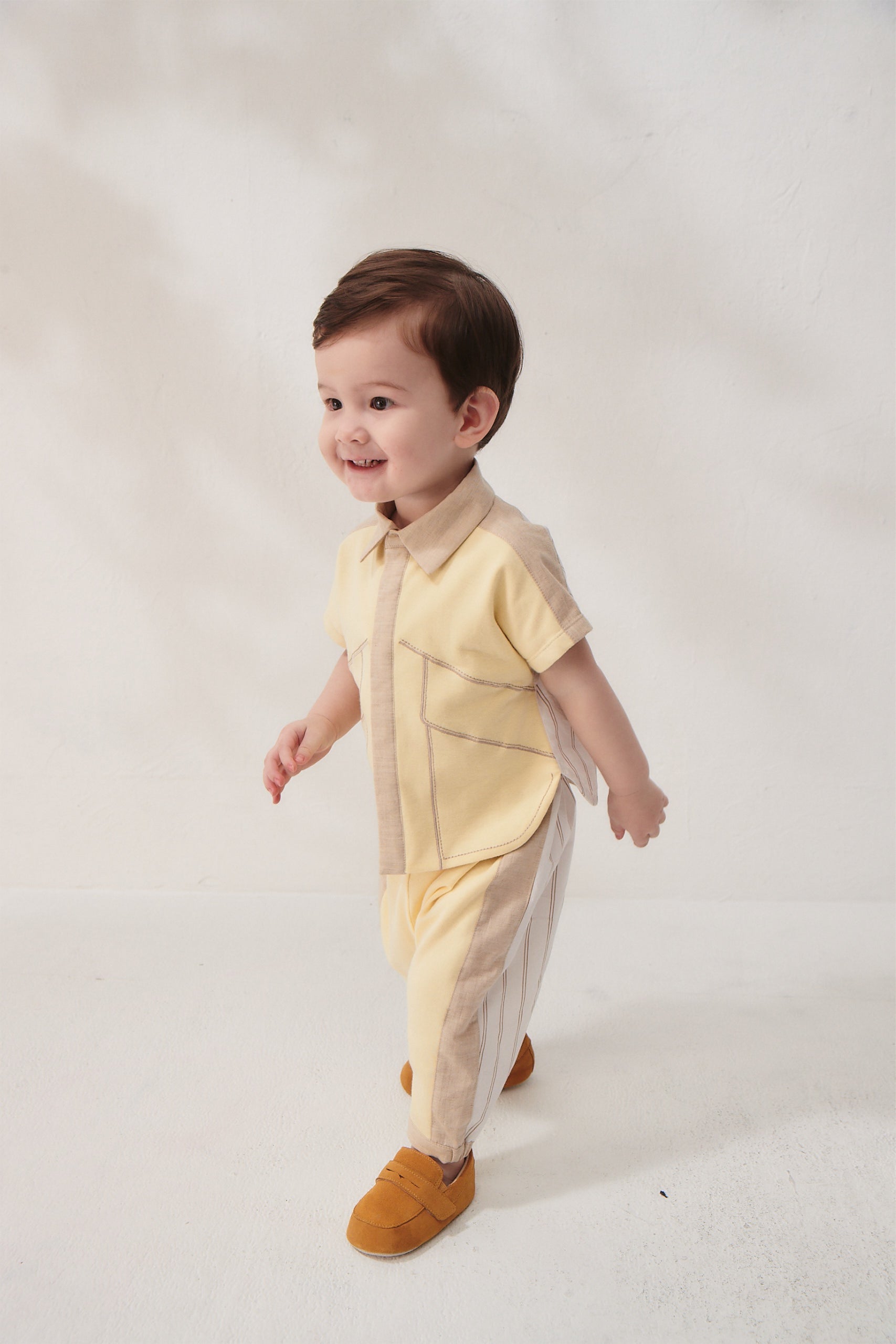 Main コレクション: bbcトレンドキッズ刺繍ポケットスポーティシャツ