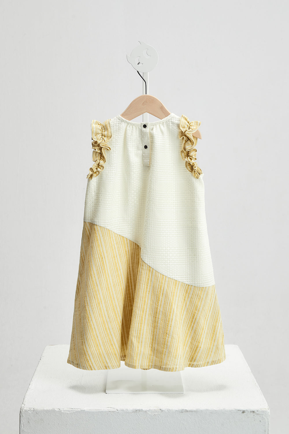 Luxuryコレクション: Classic - 個性派アシンメトリック切替えノースリーブワンピース