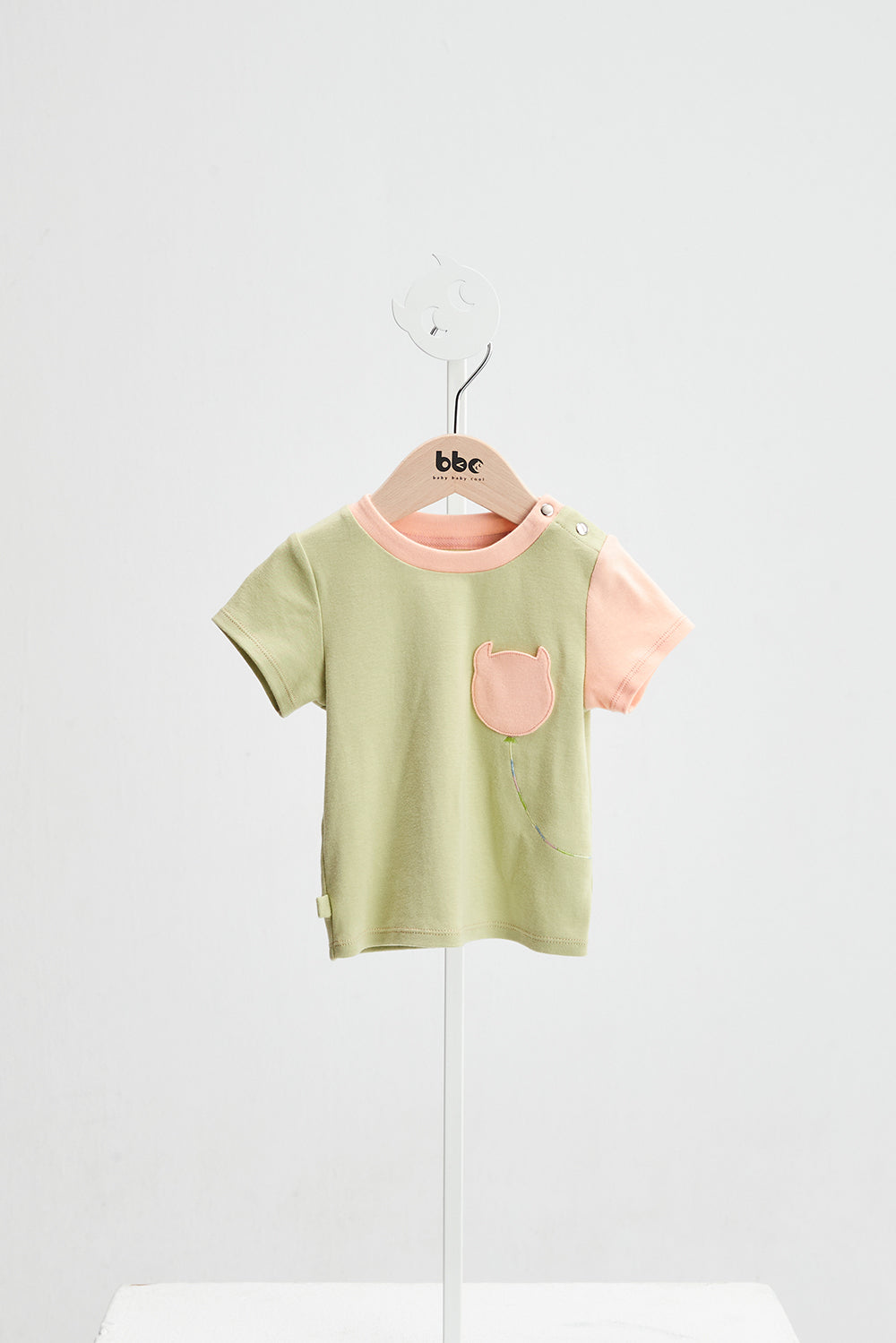 Main コレクション: bbcキャラクター 風船刺繍ラウンドネックTシャツ