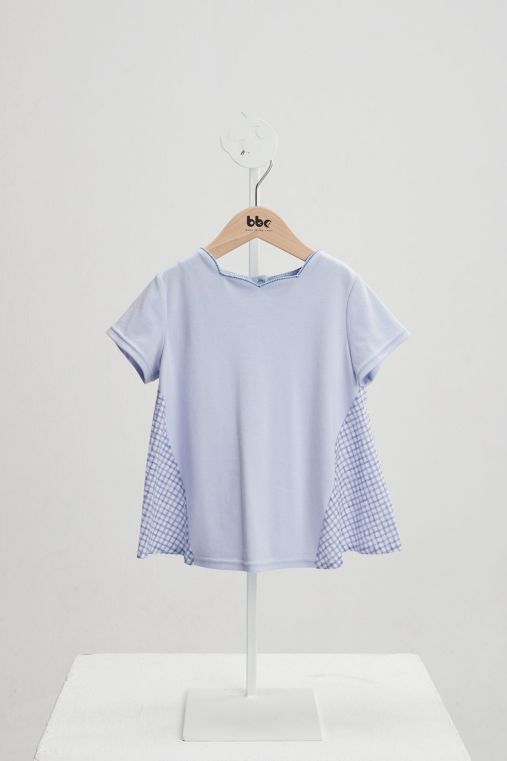 Main コレクション: Vichy - ヴィシー 花びらカラー切替えブラウス