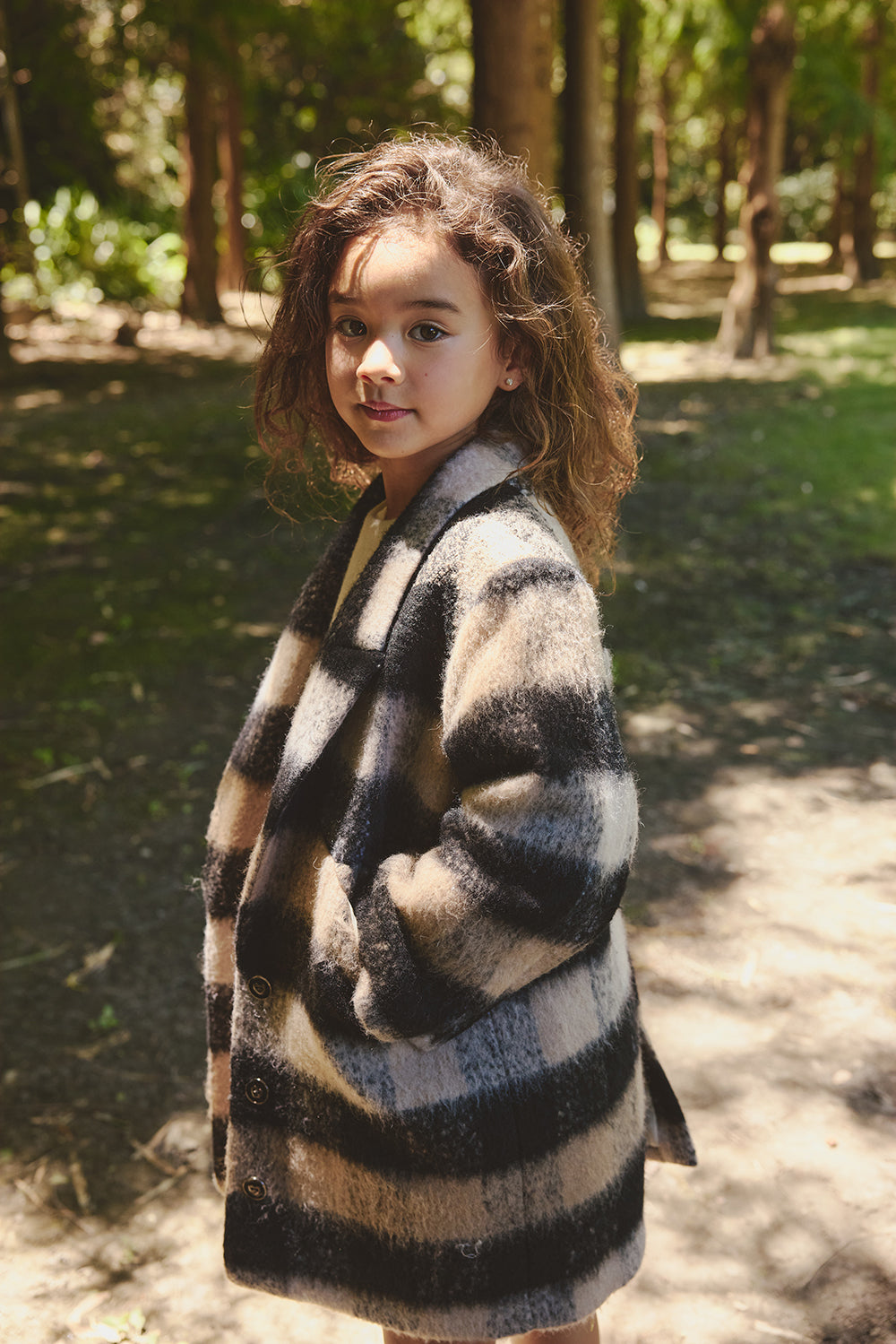 Luxuryコレクション:Snowfield ウールチェックコート