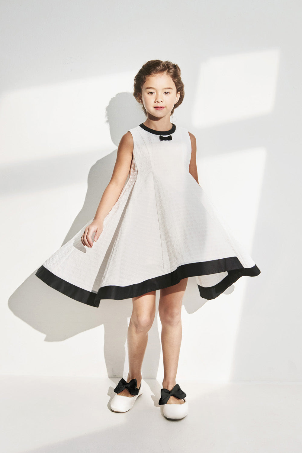 【予約商品】Luxury コレクション:Audrey リボンサーキュラーワンピース