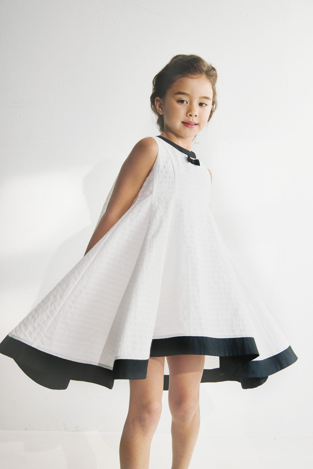 【予約商品】Luxury コレクション:Audrey リボンサーキュラーワンピース