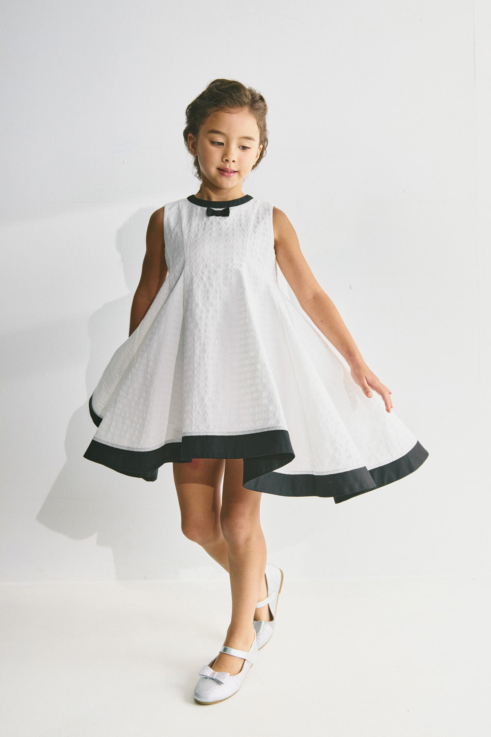 【予約商品】Luxury コレクション:Audrey リボンサーキュラーワンピース
