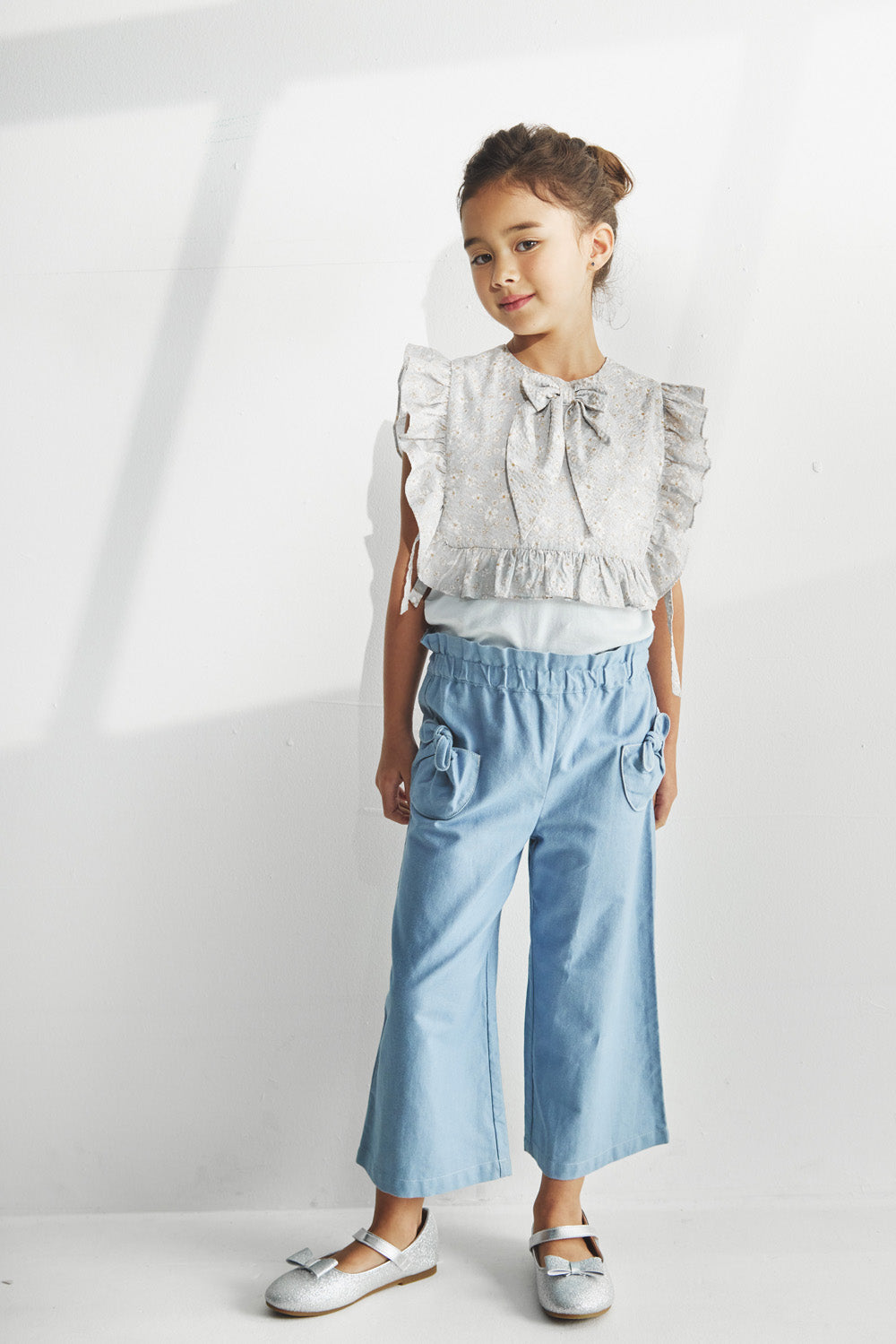 【予約商品】Luxury コレクション:Jardin フラワープリントトップス