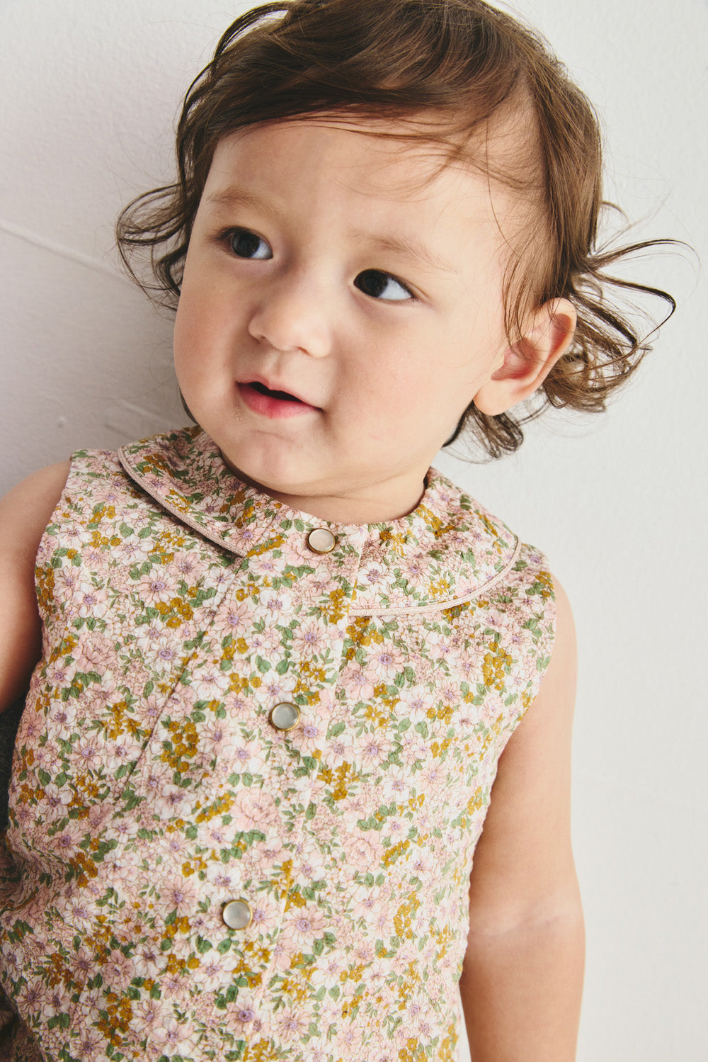 【予約商品】Luxury コレクション:Flora 花柄ノースリーブトップス