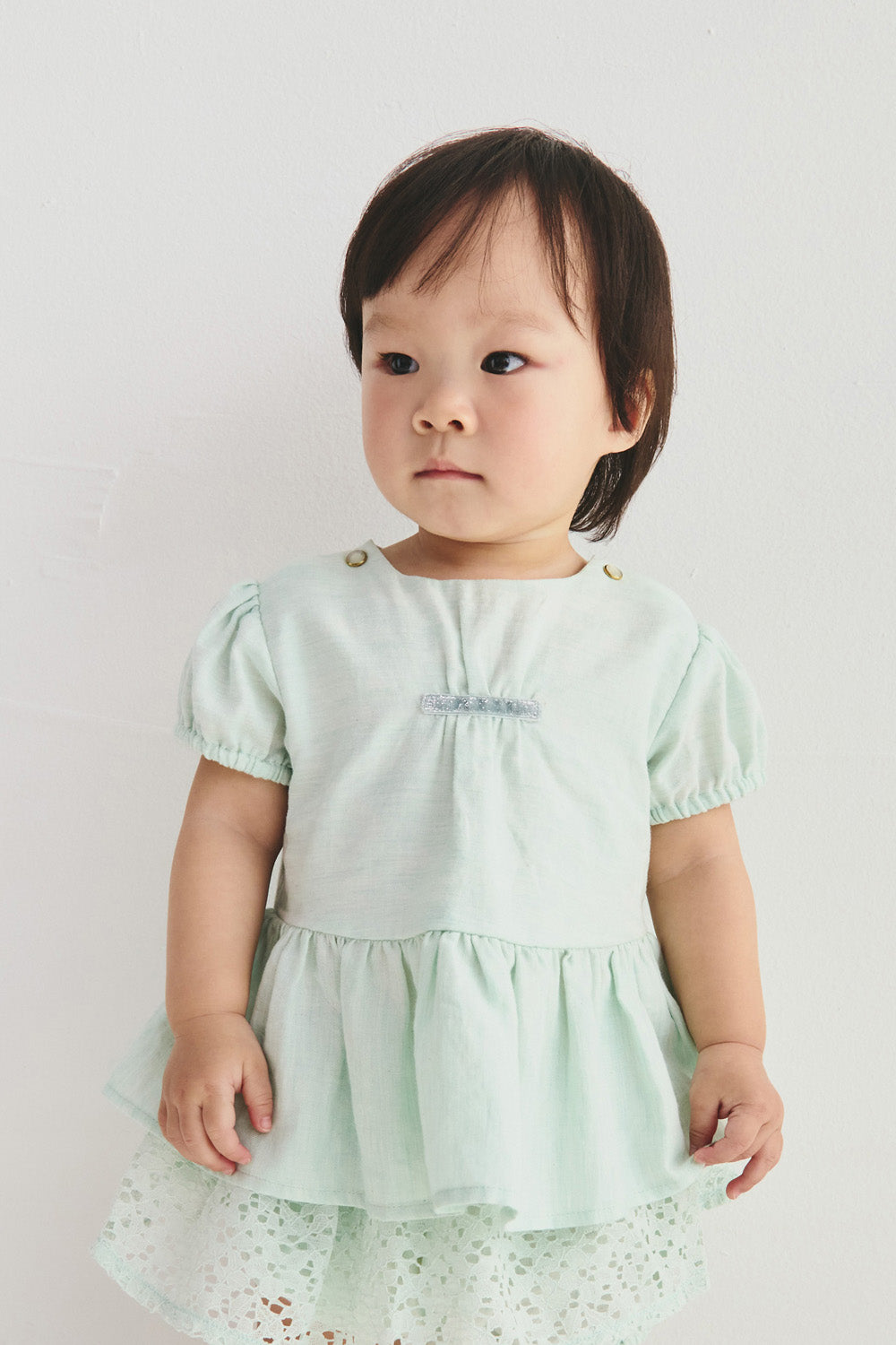 【予約商品】Mainコレクション:Nuageパフスリーブティアードトップス