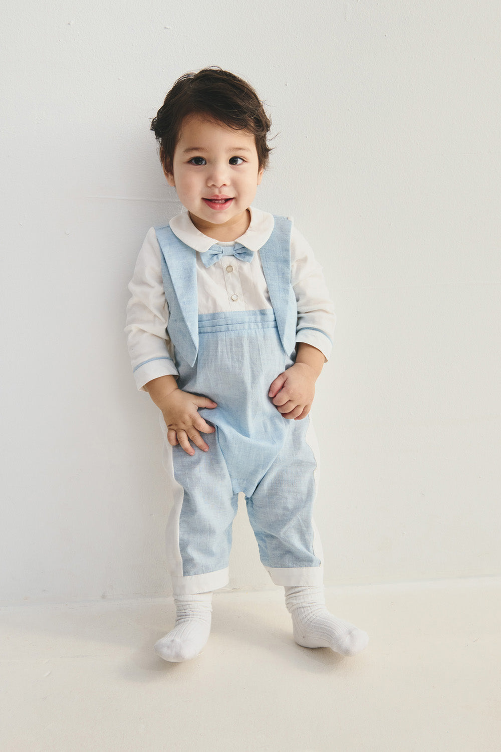 【予約商品】Main コレクション:Young Duke ジェントルマン風ロンパース