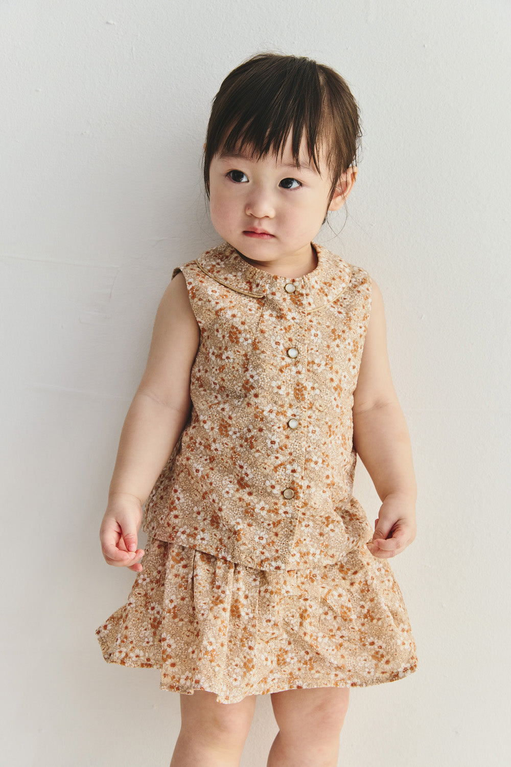 【予約商品】Luxury コレクション:Flora 花柄ノースリーブトップス