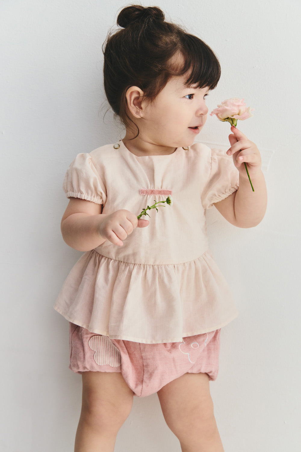 【予約商品】Mainコレクション:Nuageパフスリーブティアードトップス