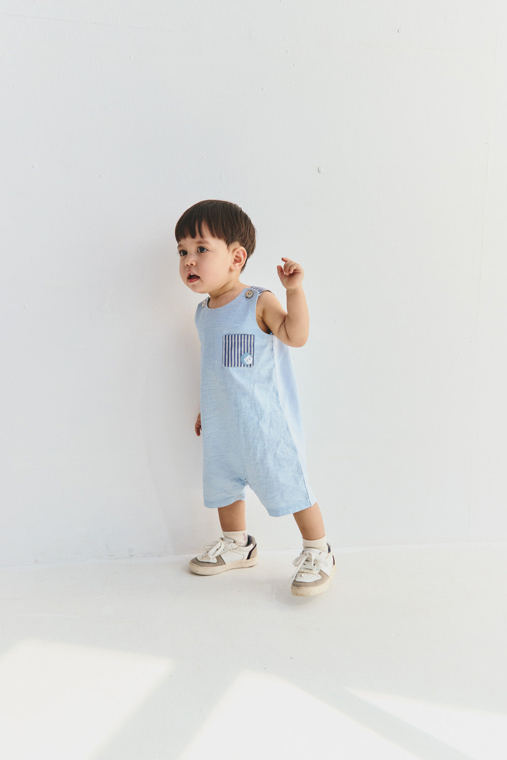 【予約商品】Main コレクション:Casual Line ポケット付きサロペット