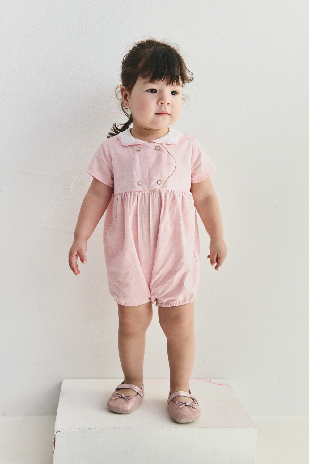 【予約商品】Mainコレクション:Cloud Frill ロンパース