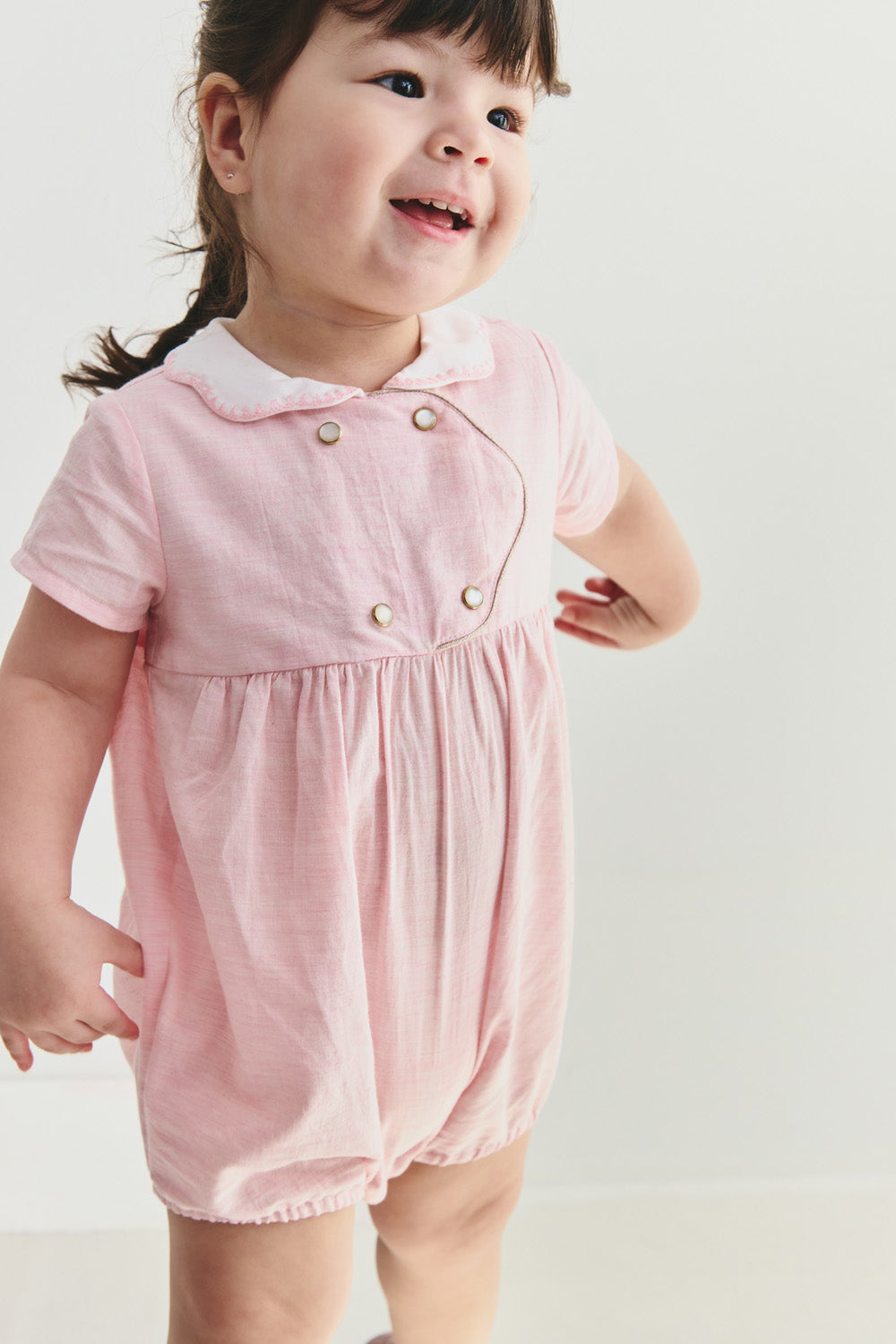 【予約商品】Mainコレクション:Cloud Frill ロンパース