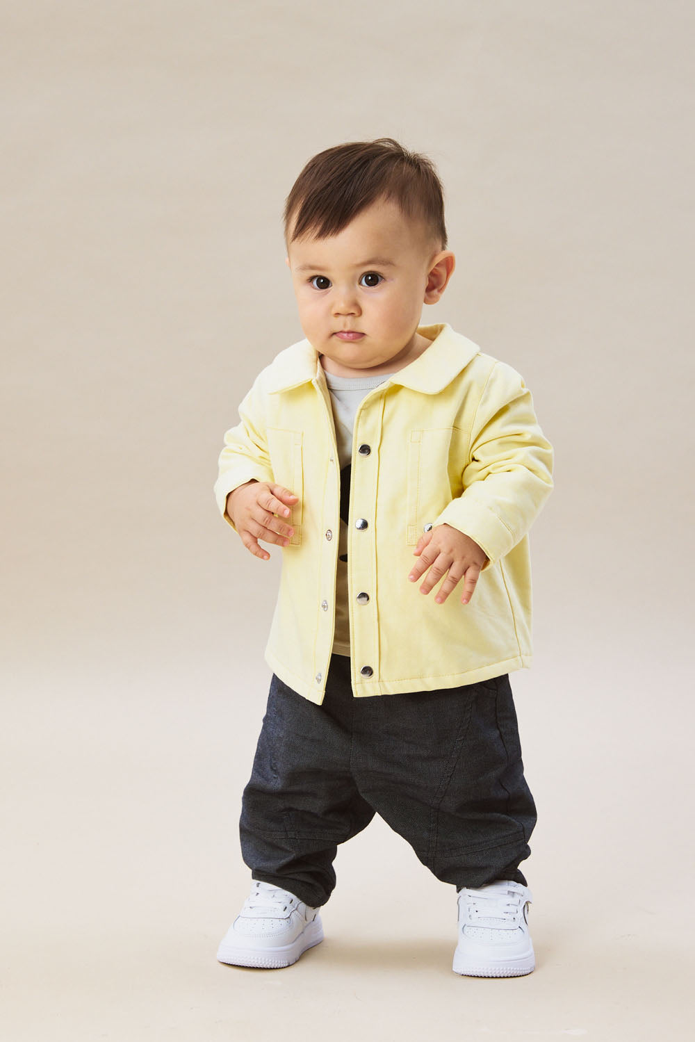 【予約商品】Mainコレクション:Oliver オーガニックコットン ダブルポケット中綿ジャケット
