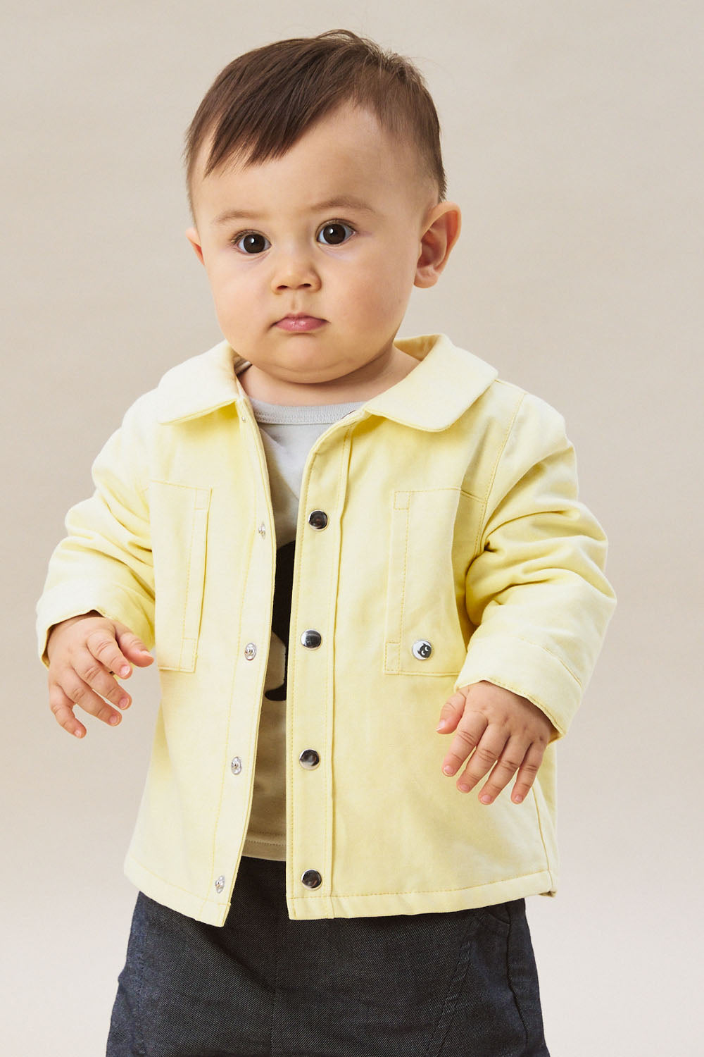 【予約商品】Mainコレクション:Oliver オーガニックコットン ダブルポケット中綿ジャケット