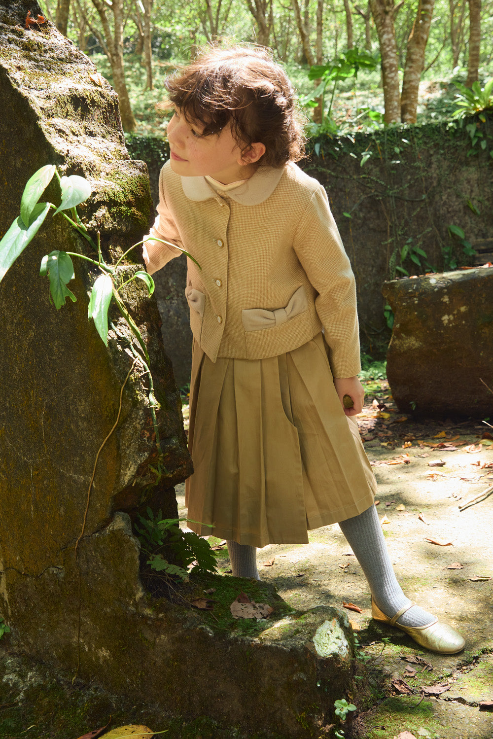 【予約商品】Luxuryコレクション:Pippa デコンストラクテッド レイヤード プリーツスカート