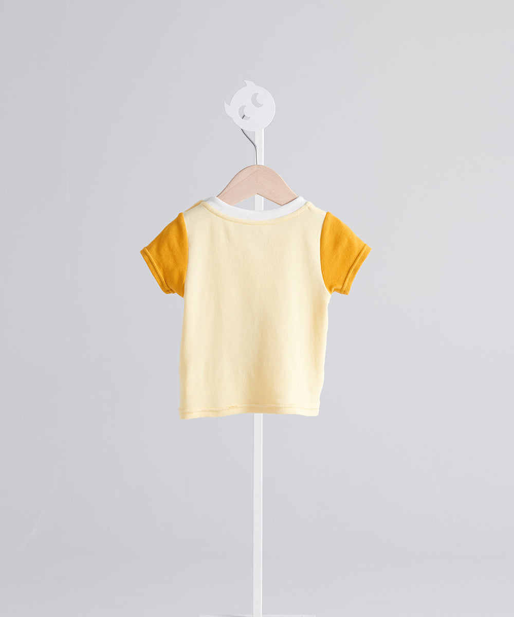 バイカラービッグポケットTシャツ