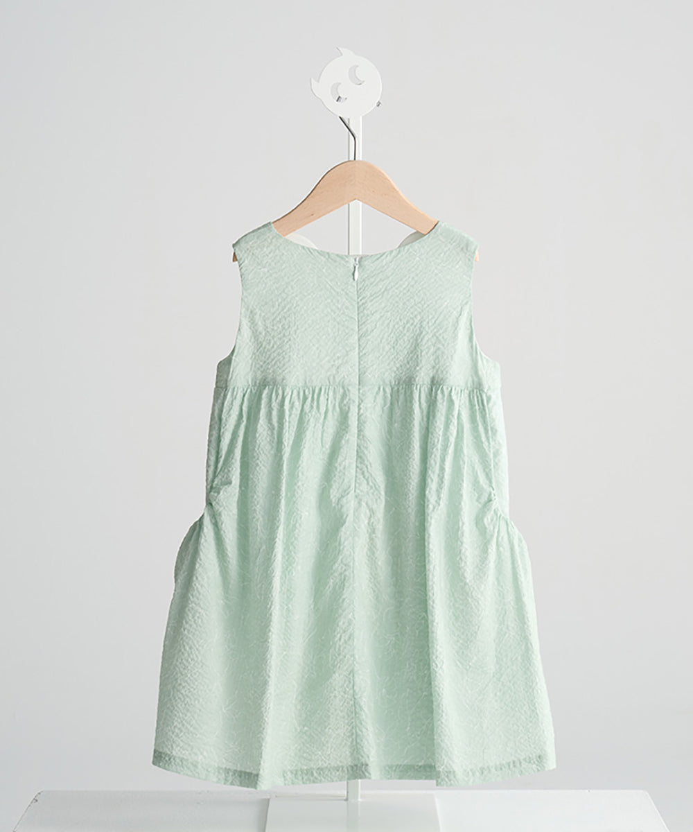 Luxuryコレクション - Monet gardenスカラップネックワンピース