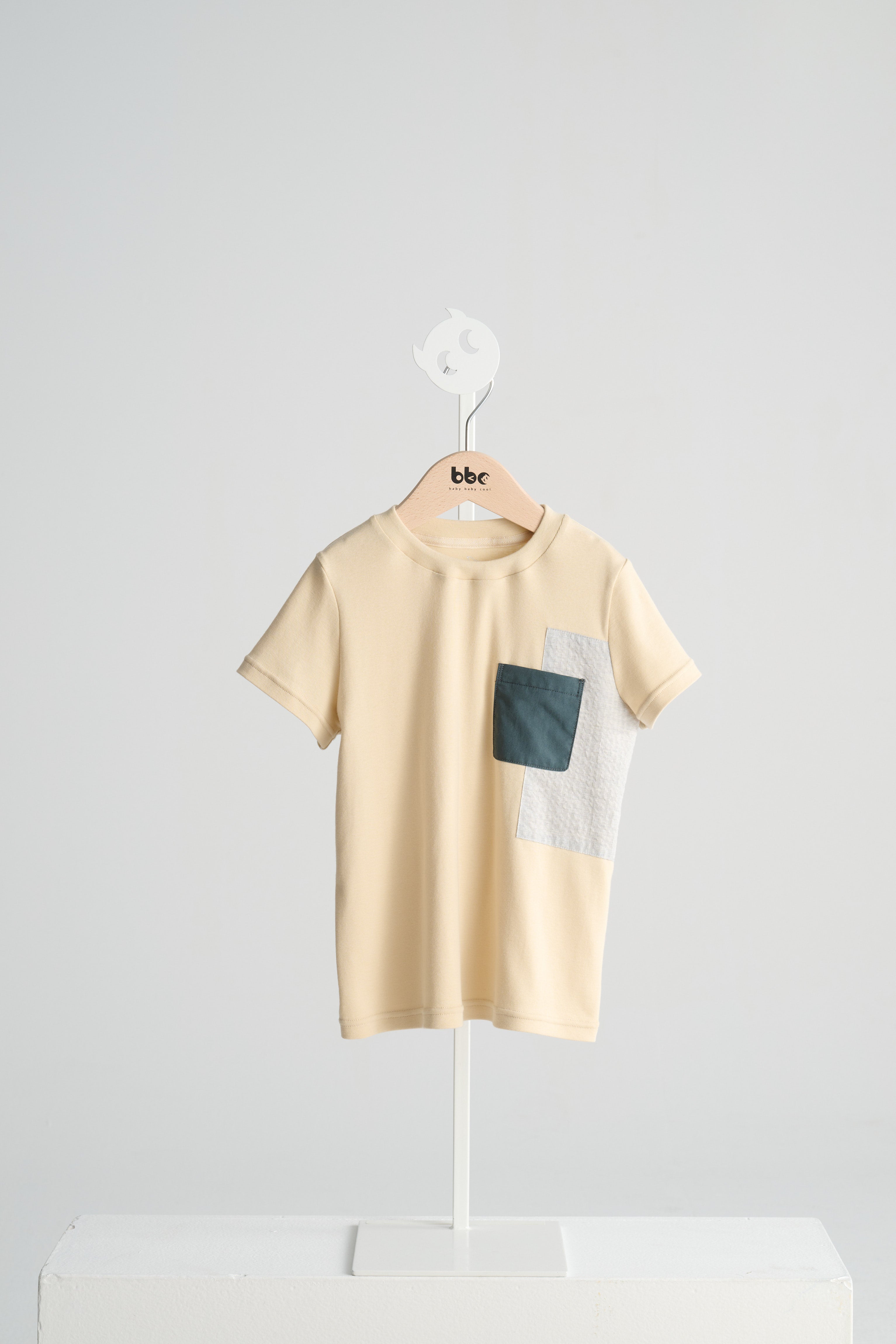 パッチワークポケットTシャツ