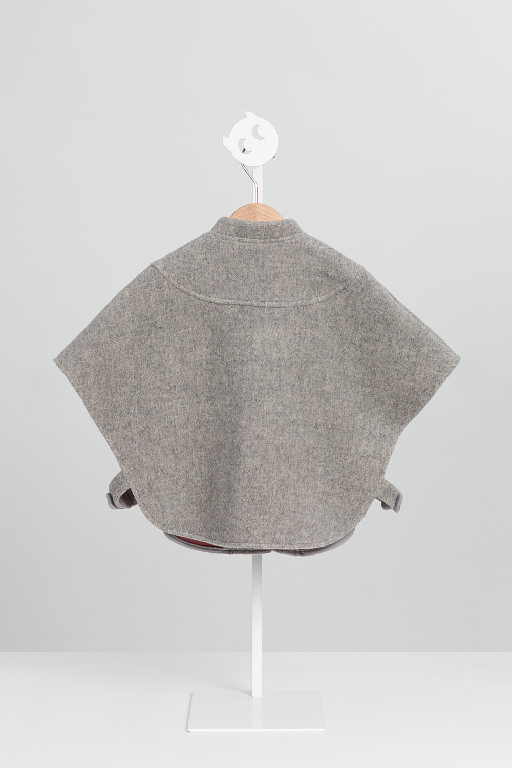 【予約商品】Luxuryコレクション:Jolieリボン襟ウールケープコート