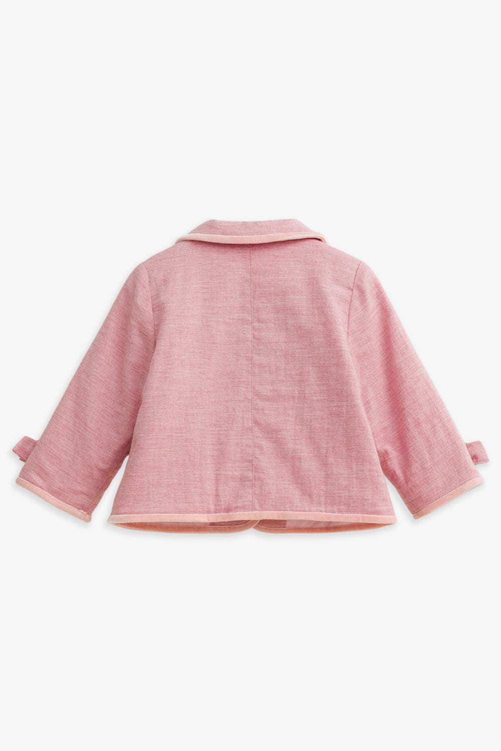 【予約商品】Mainコレクション:Rosie ラウンドカラー リボン 中綿ジャケット