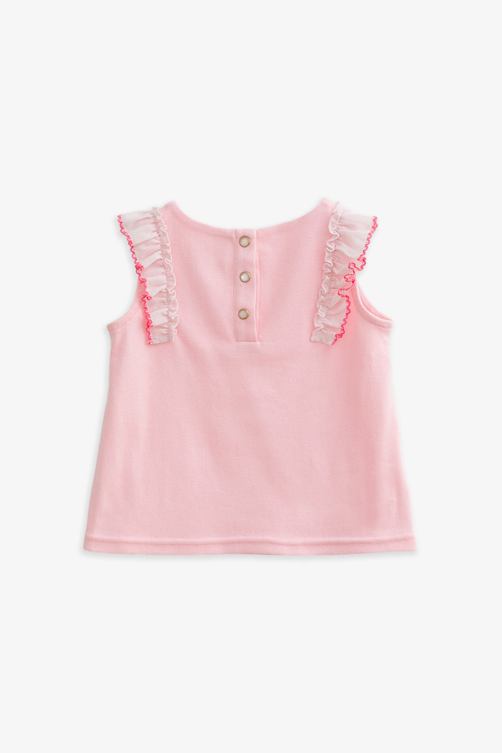 【予約商品】Main コレクション: Aurore フリルノースリーブトップス