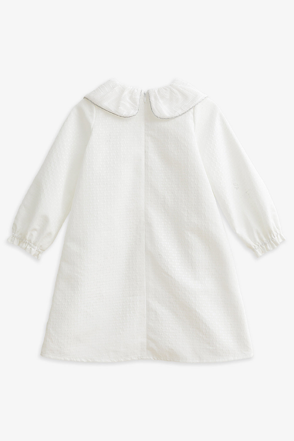 【予約商品】Luxuryコレクション:Sylvie ジャガードリボンカラー長袖ワンピース