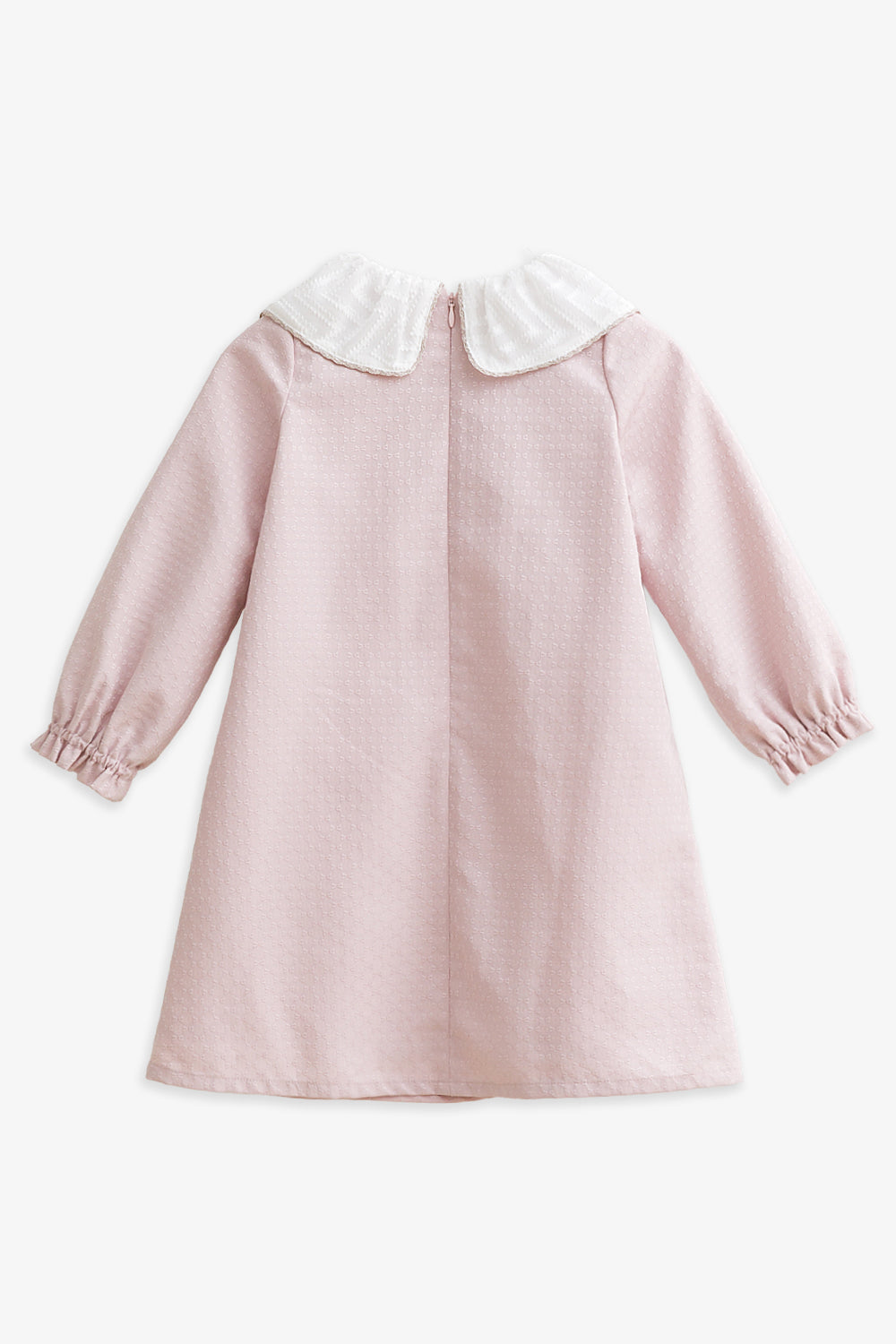 【予約商品】Luxuryコレクション:Sylvie ジャガードリボンカラー長袖ワンピース
