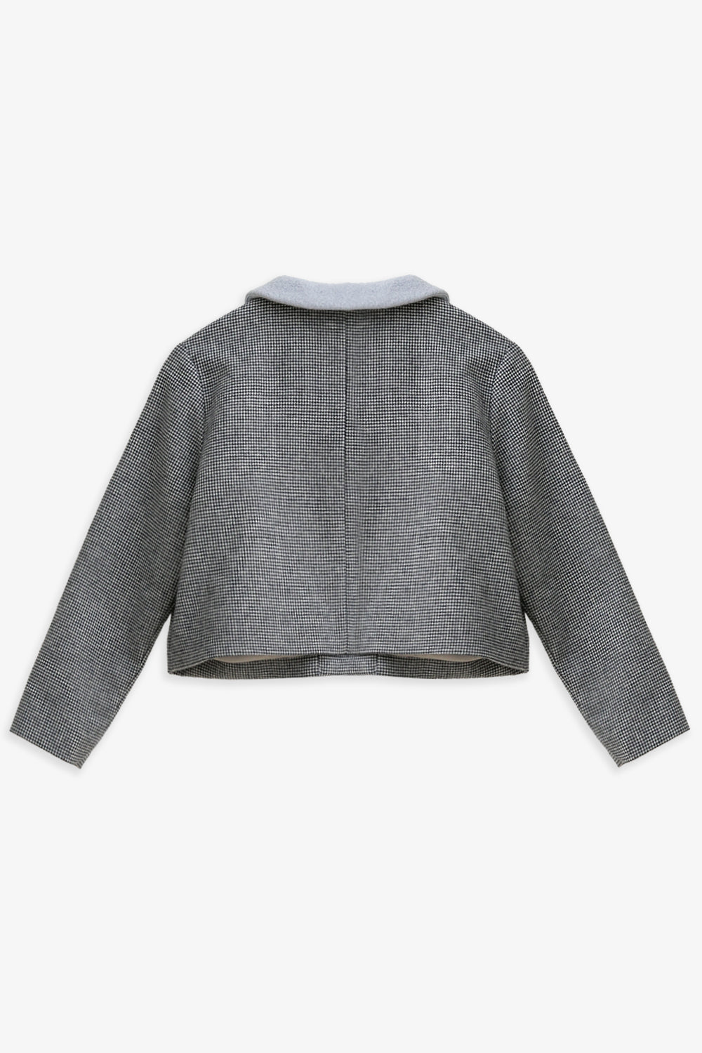 【予約商品】Luxuryコレクション:Winter Tale ハウンドトゥース リボンポケット長袖ジャケット