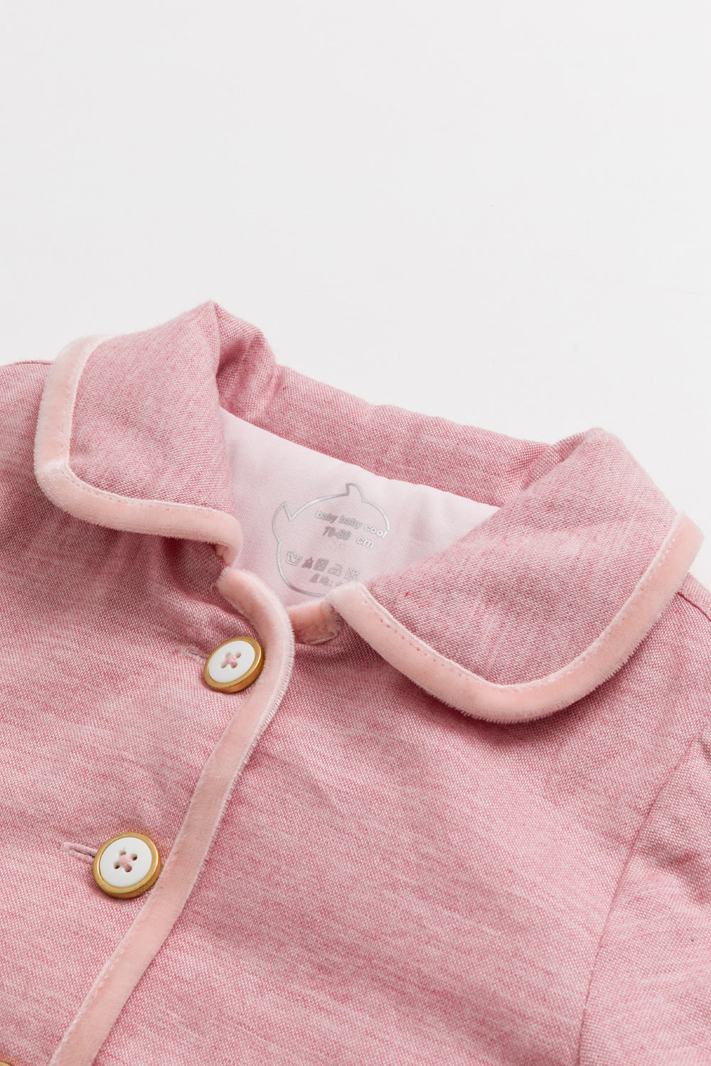 【予約商品】Mainコレクション:Rosie ラウンドカラー リボン 中綿ジャケット