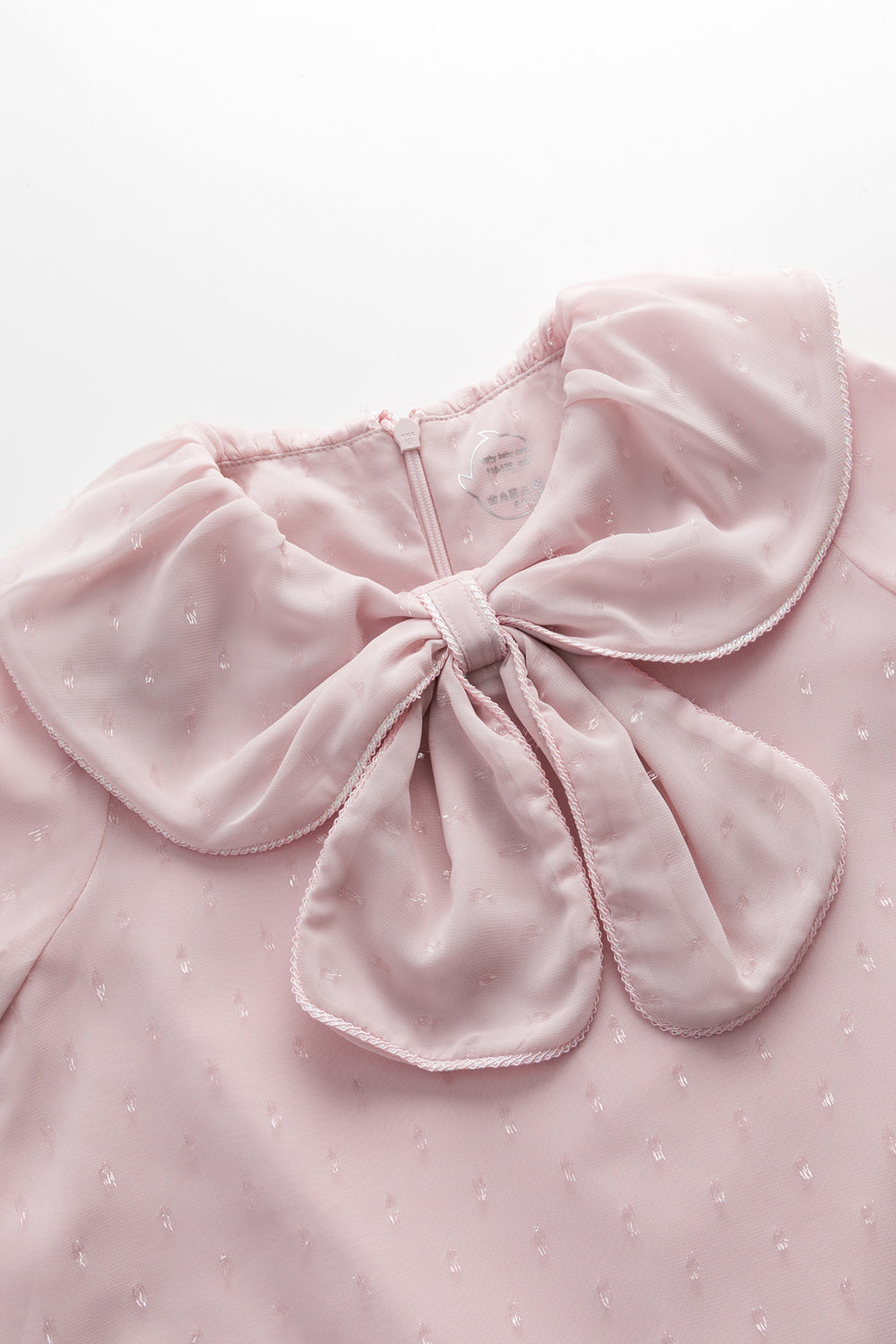 【予約商品】Luxuryコレクション:Moonlit Garden ラメグリッター リボンカラー長袖ワンピース