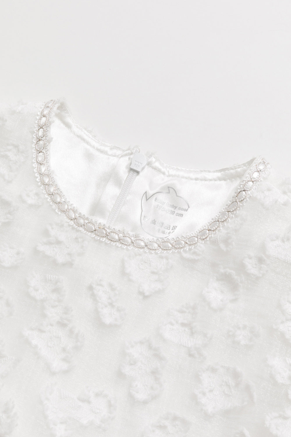 【予約商品】Luxuryコレクション:Daisy Cloud クラウドジャガード ラッフル長袖ワンピース