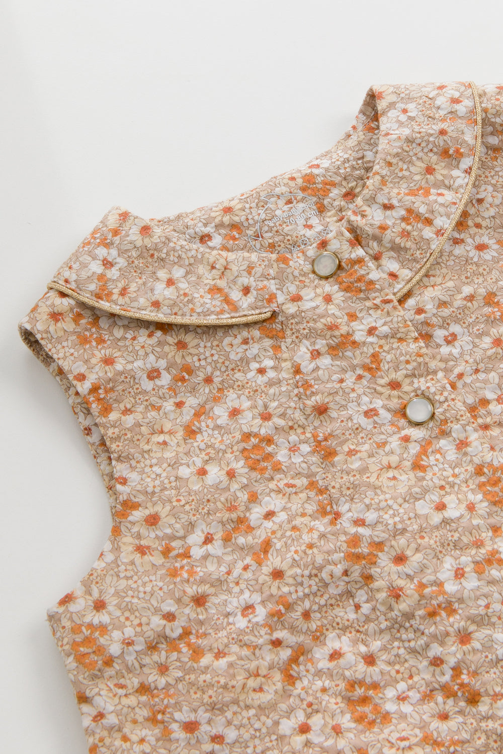 【予約商品】Luxury コレクション:Flora 花柄ノースリーブトップス