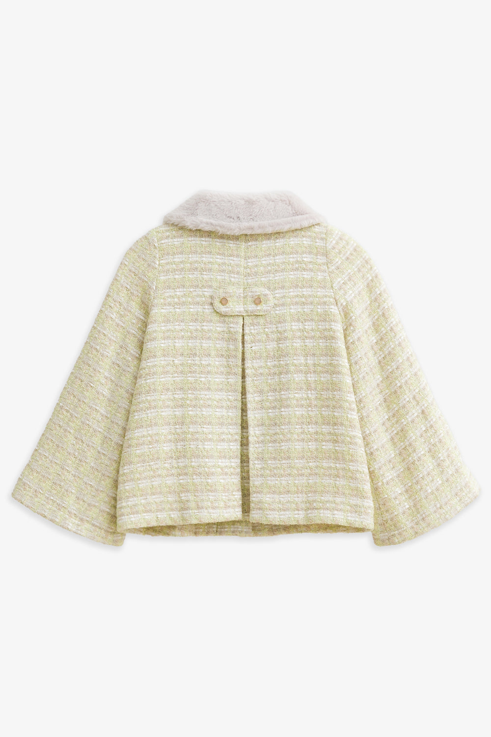 【予約商品】Luxuryコレクション:Autumn Letter ラメツイード ポンチョ風長袖ジャケット
