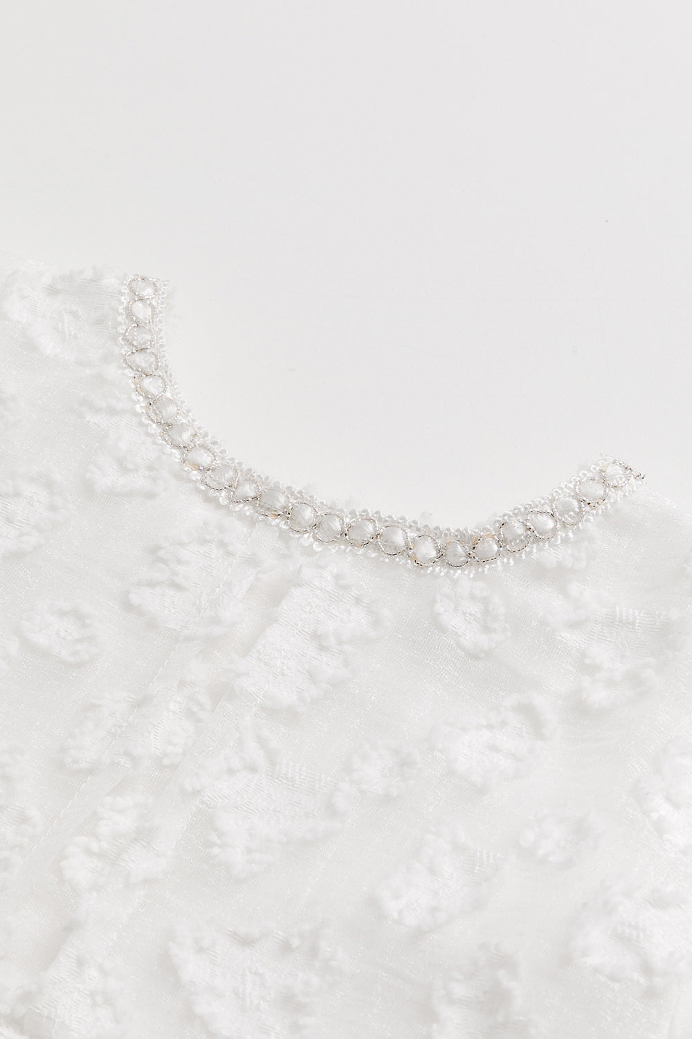 【予約商品】Luxuryコレクション:Daisy Cloud 雲柄ジャカード ふんわり長袖ワンピース