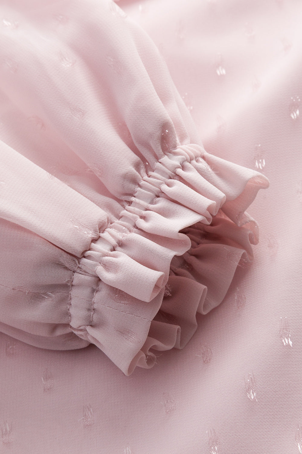 【予約商品】Luxuryコレクション:Moonlit Garden ラメグリッター リボンカラー長袖ワンピース