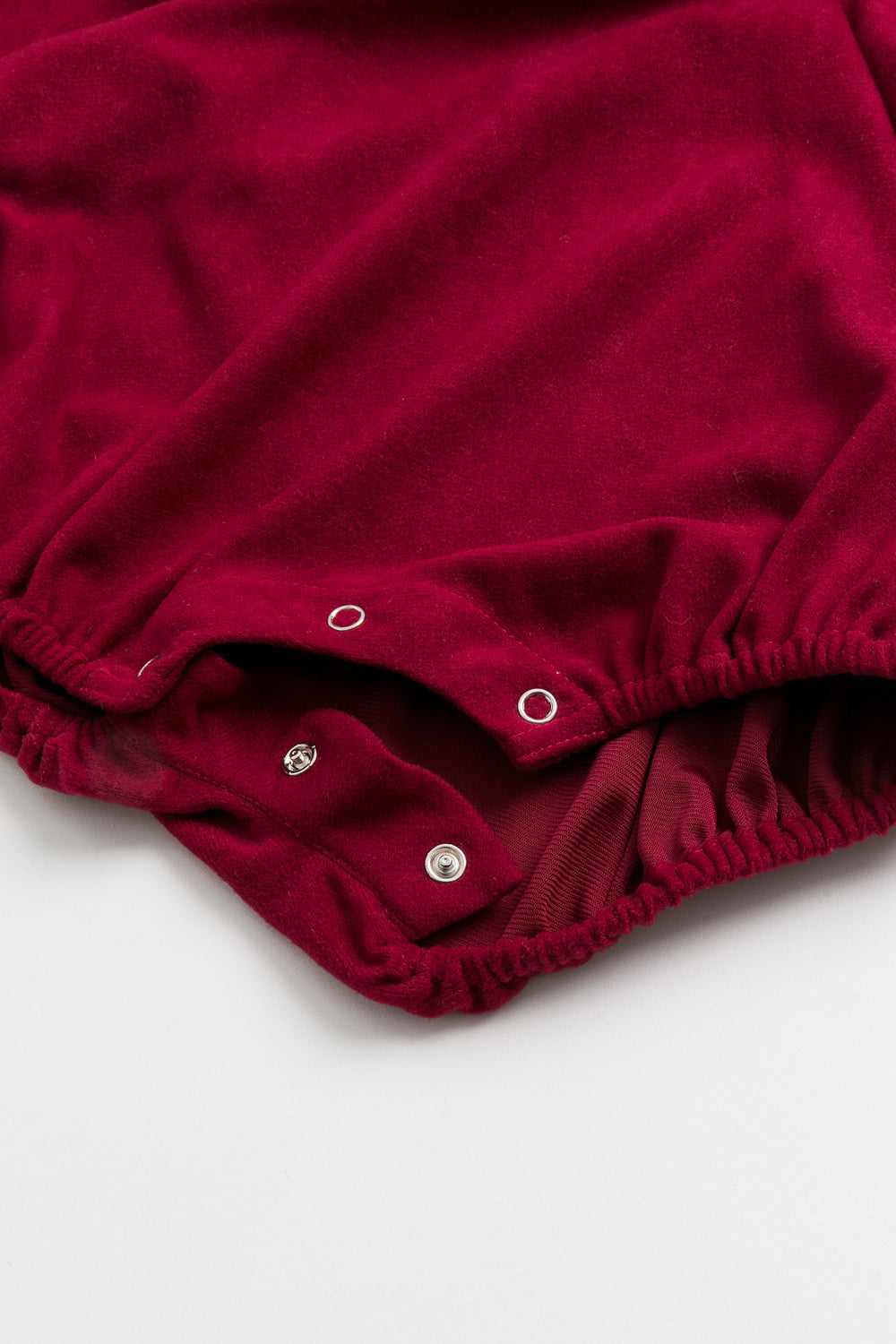 【予約商品】Luxuryコレクション:Winter Tale ベロア フリルカラー 長袖カバーオール