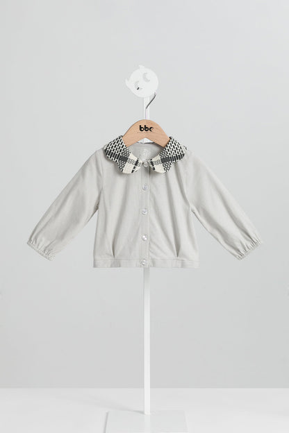 ちょうちょ襟スタンダードカーディガン