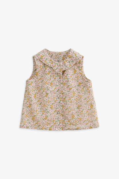 【予約商品】Luxury コレクション：Flora 花柄ノースリーブトップス