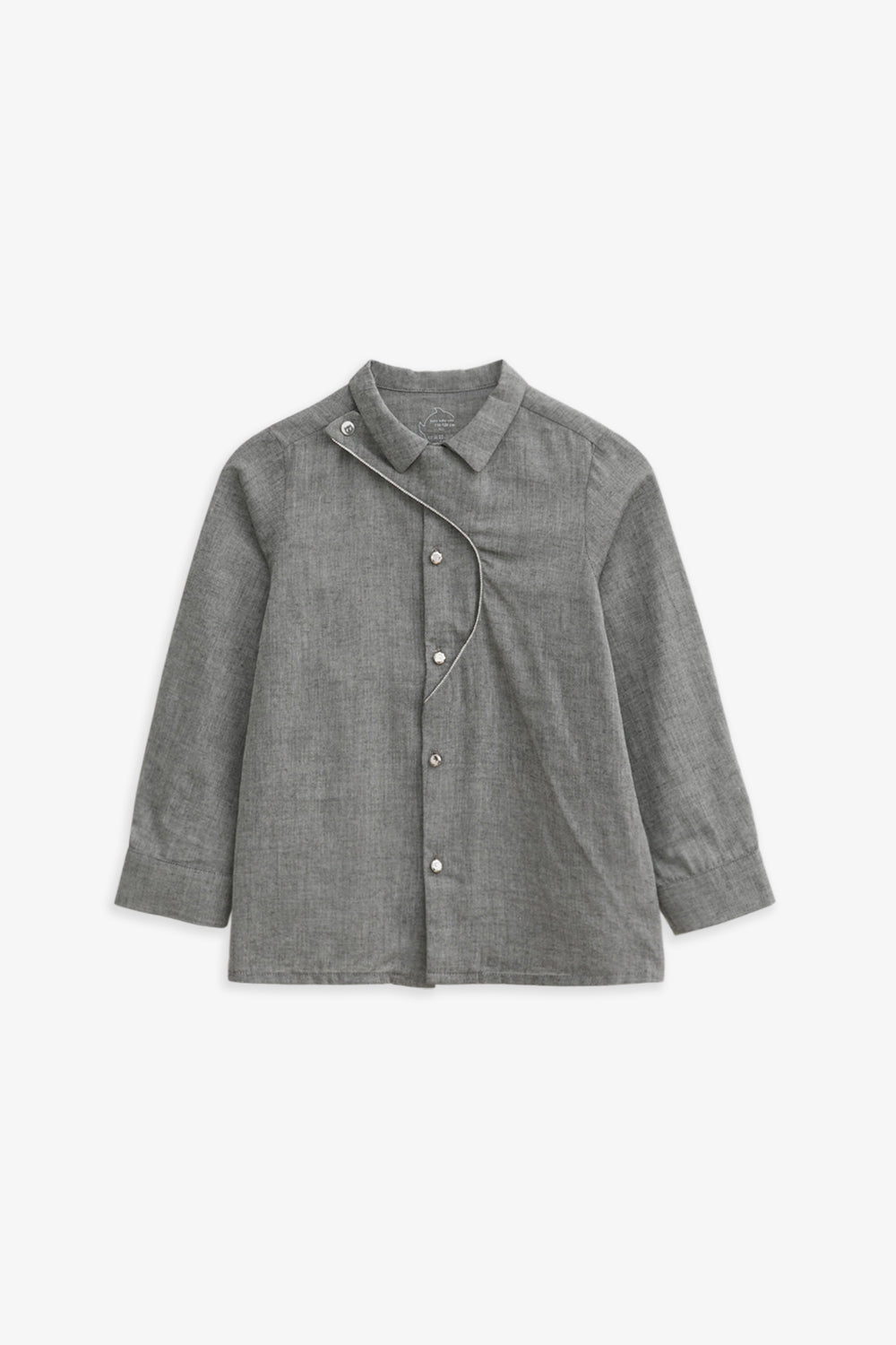 【予約商品】Luxury コレクション：Edmund 流線デザイン長袖シャツ