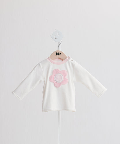 小さいお花のぷくぷくカットソー