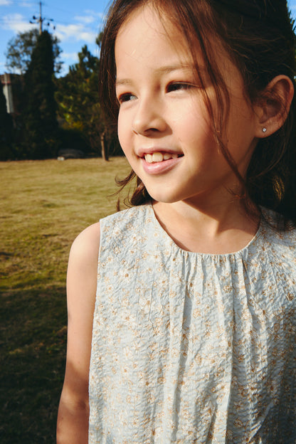 Luxuryコレクション: Floral - フローラ フレンチ風花柄ノースリーブワンピース