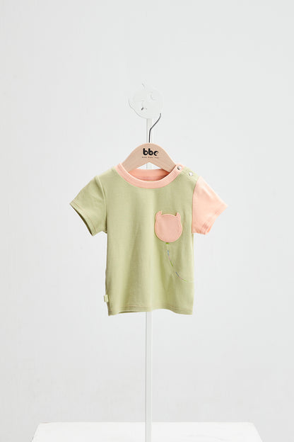 Main コレクション: bbcキャラクター 風船刺繍ラウンドネックTシャツ